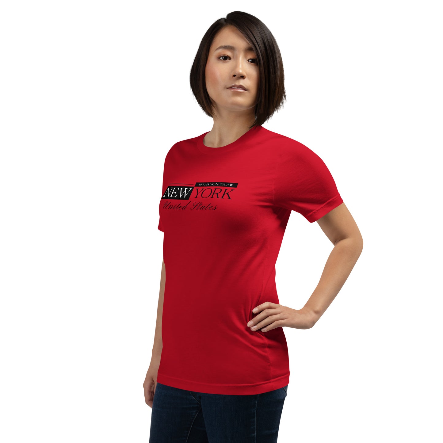 Elyx New York Minimalist City Typography Woman Graphic Tee