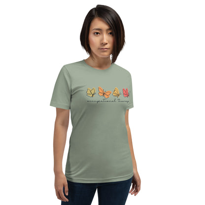 Elyx Aesthetic Occupational Therapy Butterflies Woman Graphic Tee