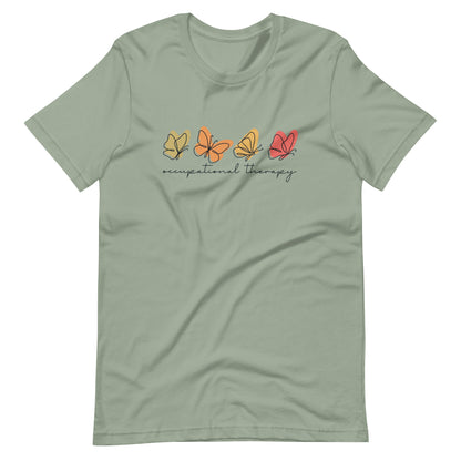 Elyx Aesthetic Occupational Therapy Butterflies Woman Graphic Tee