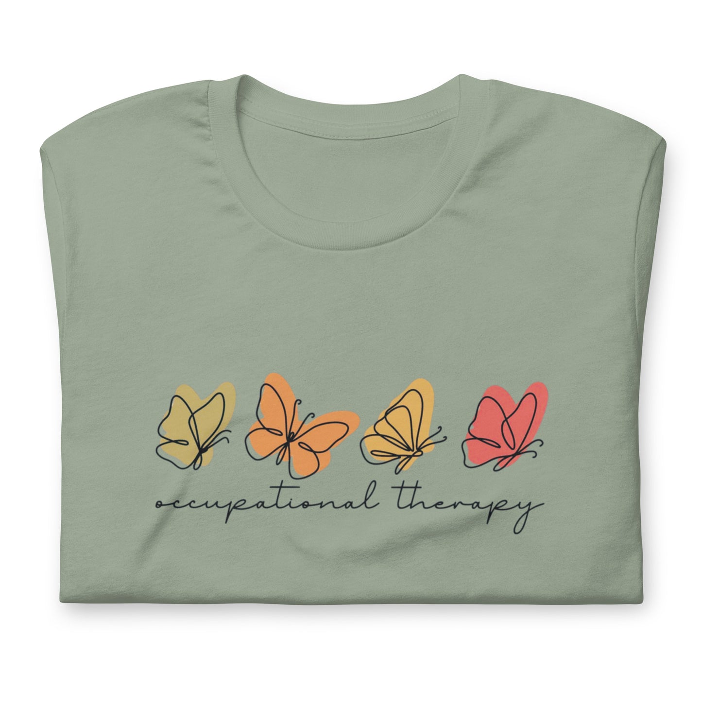 Elyx Aesthetic Occupational Therapy Butterflies Woman Graphic Tee