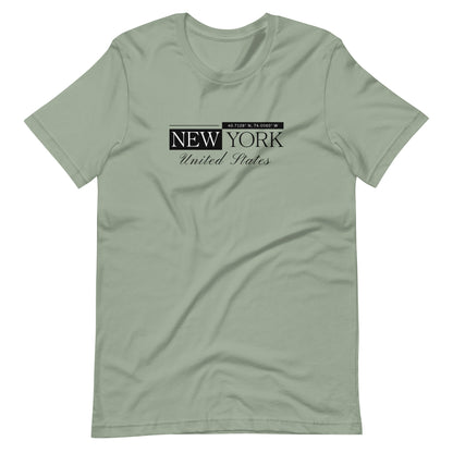 Elyx New York Minimalist City Typography Woman Graphic Tee