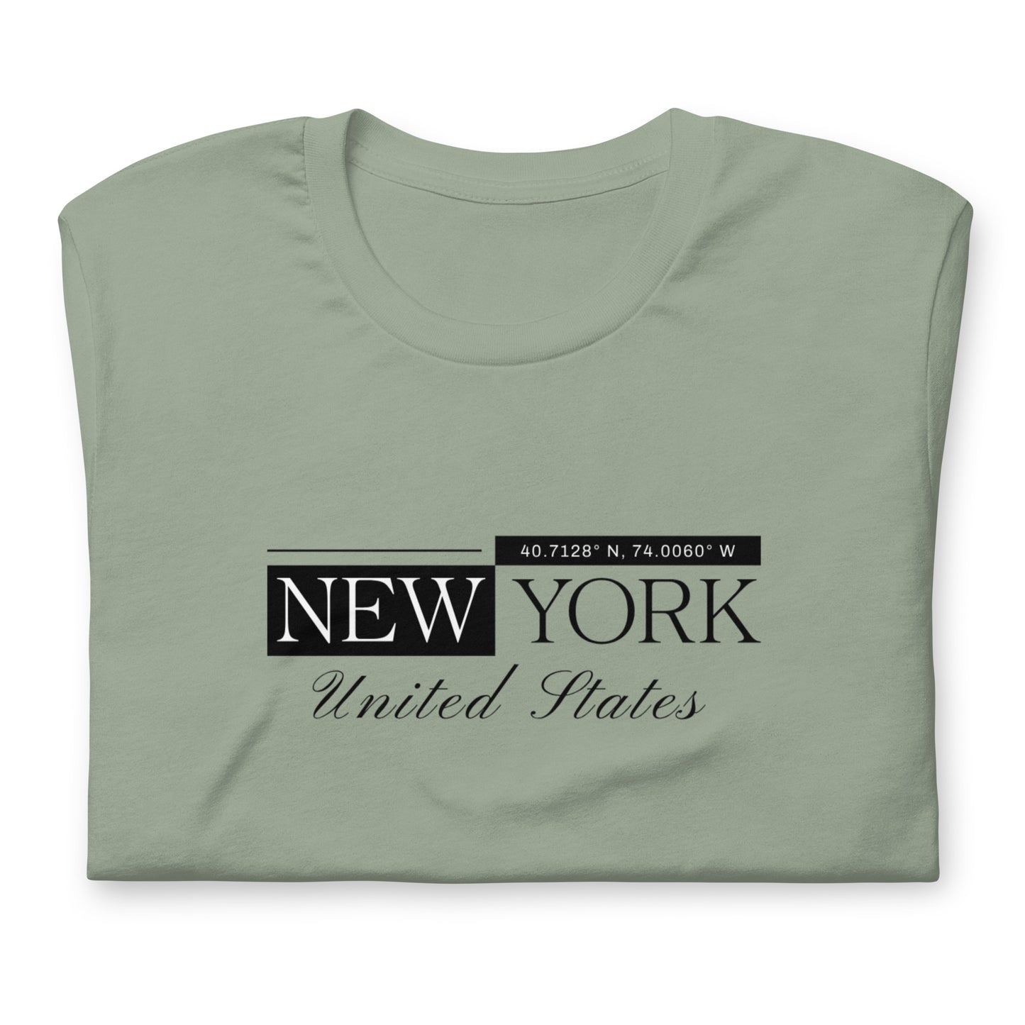 Elyx New York Minimalist City Typography Woman Graphic Tee