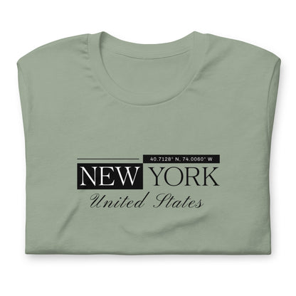Elyx New York Minimalist City Typography Woman Graphic Tee
