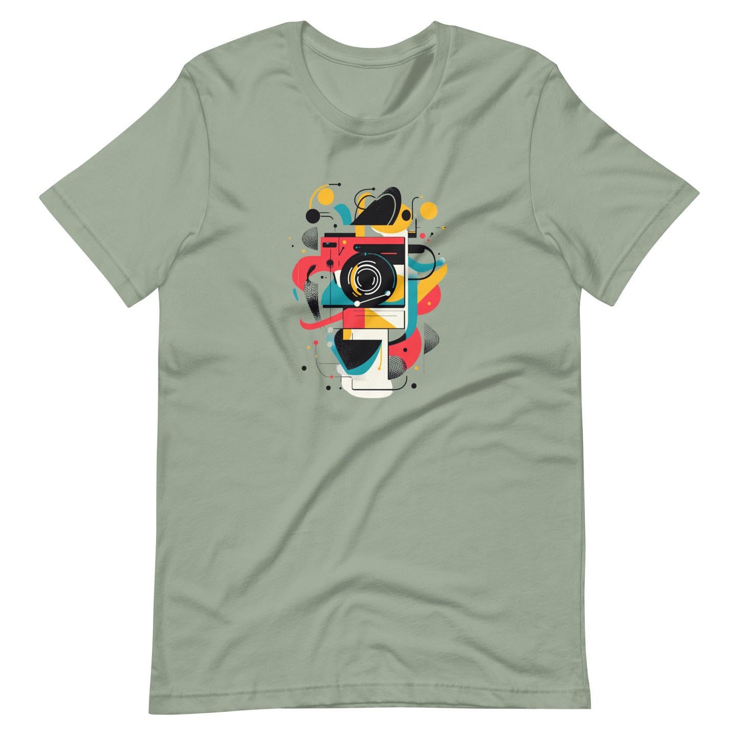 Photographer Gift Shirt - Vintage Camera Graphic Tee - Aesthetic Geometric Apparel