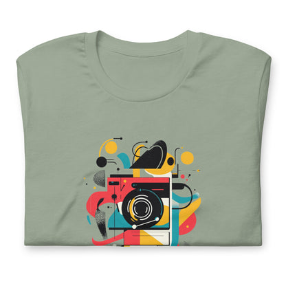 Photographer Gift Shirt - Vintage Camera Graphic Tee - Aesthetic Geometric Apparel