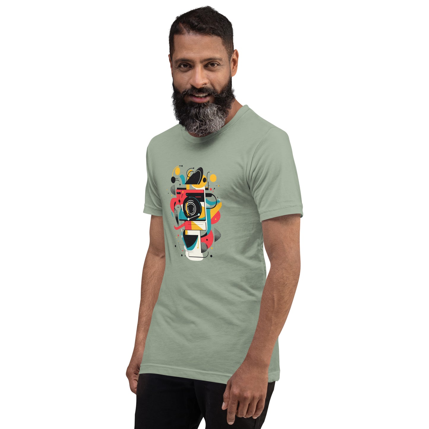 Photographer Gift Shirt - Vintage Camera Graphic Tee - Aesthetic Geometric Apparel
