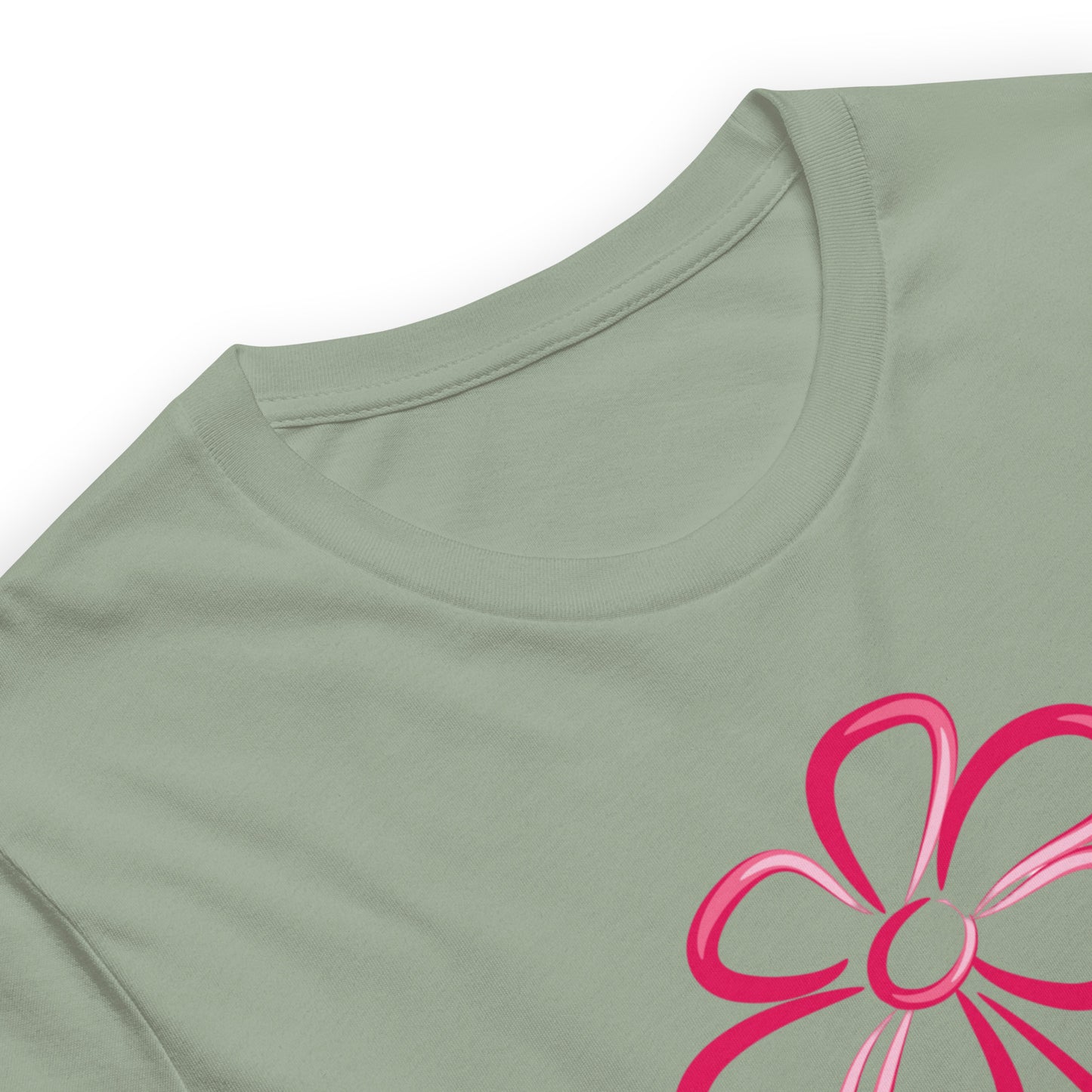 Fuchsia Flower Line Art Graphic Tee - Premium Cotton T-Shirt