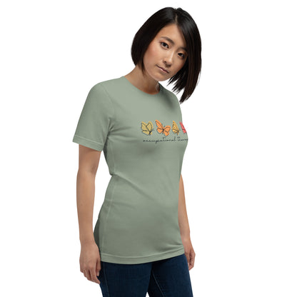 Elyx Aesthetic Occupational Therapy Butterflies Woman Graphic Tee