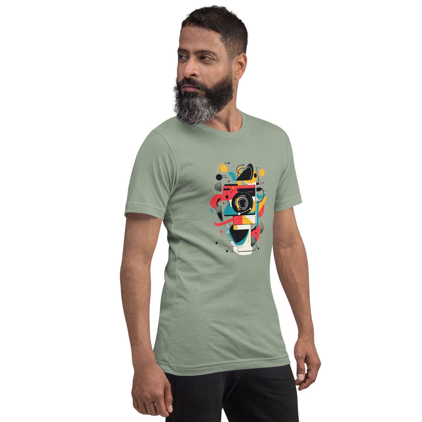 Photographer Gift Shirt - Vintage Camera Graphic Tee - Aesthetic Geometric Apparel