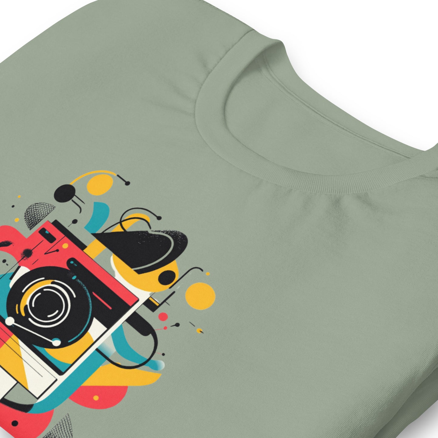 Photographer Gift Shirt - Vintage Camera Graphic Tee - Aesthetic Geometric Apparel