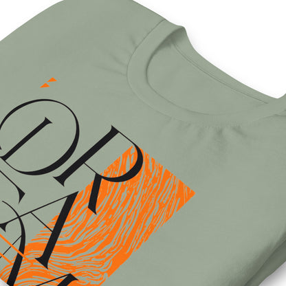 Dream Avant-Garde Typographic Tee - Abstract Minimalist Women's Streetwear T-Shirt