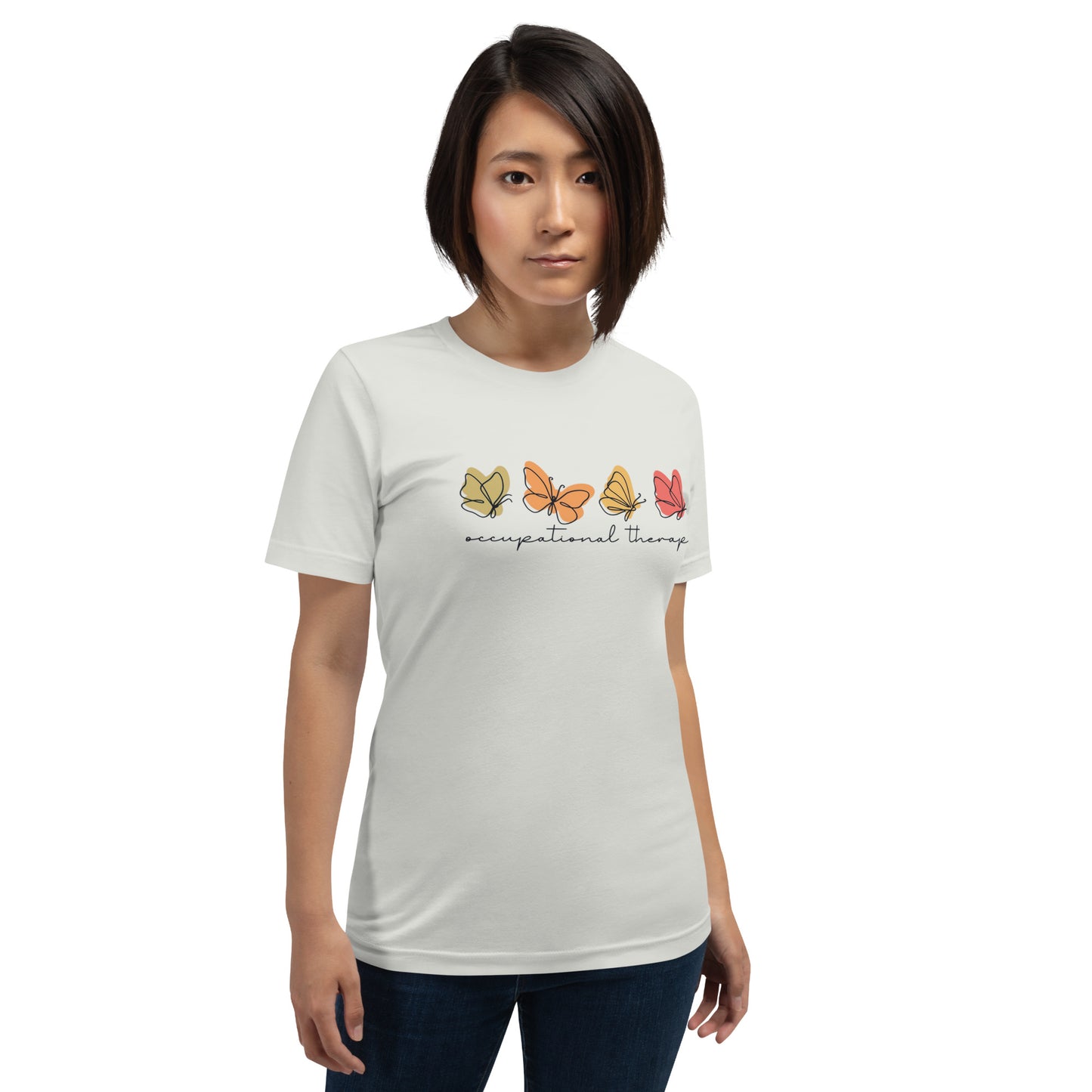 Elyx Aesthetic Occupational Therapy Butterflies Woman Graphic Tee