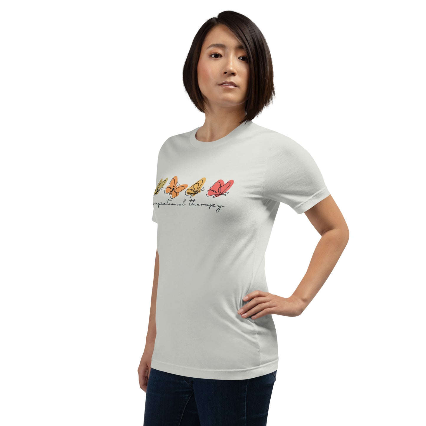 Elyx Aesthetic Occupational Therapy Butterflies Woman Graphic Tee