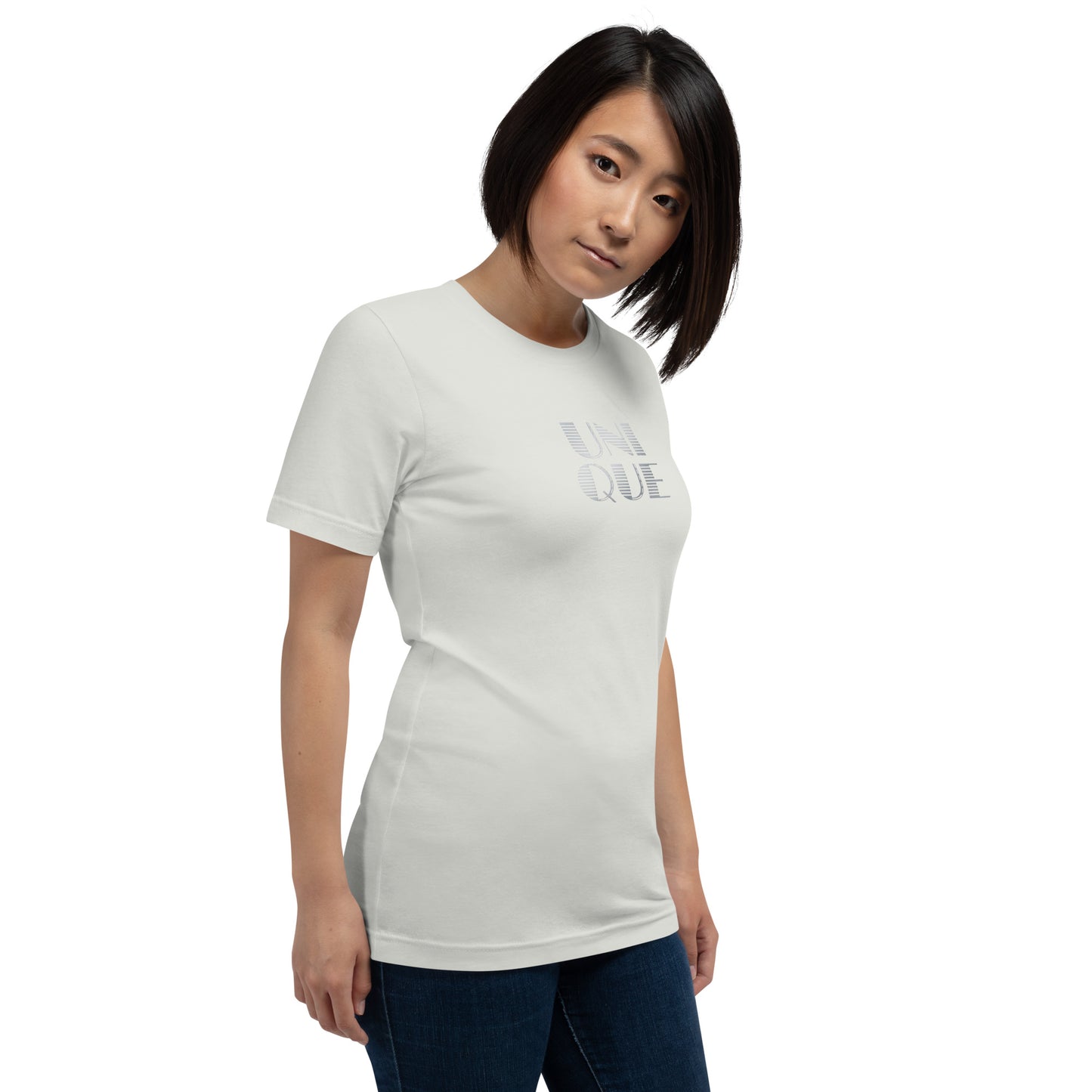 Elyx "Unique" Linear Illusion Premium Woman Graphic Tee