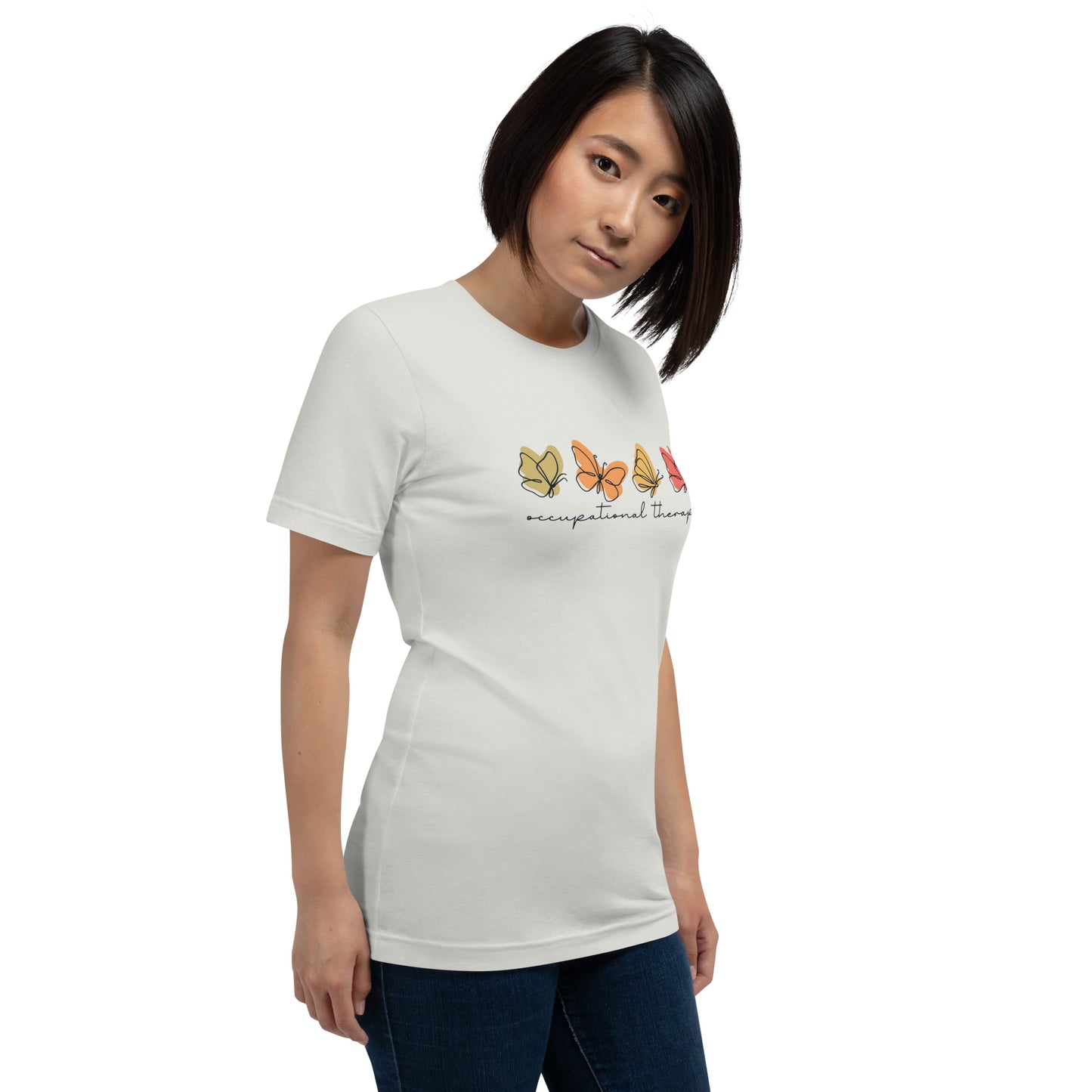 Elyx Aesthetic Occupational Therapy Butterflies Woman Graphic Tee