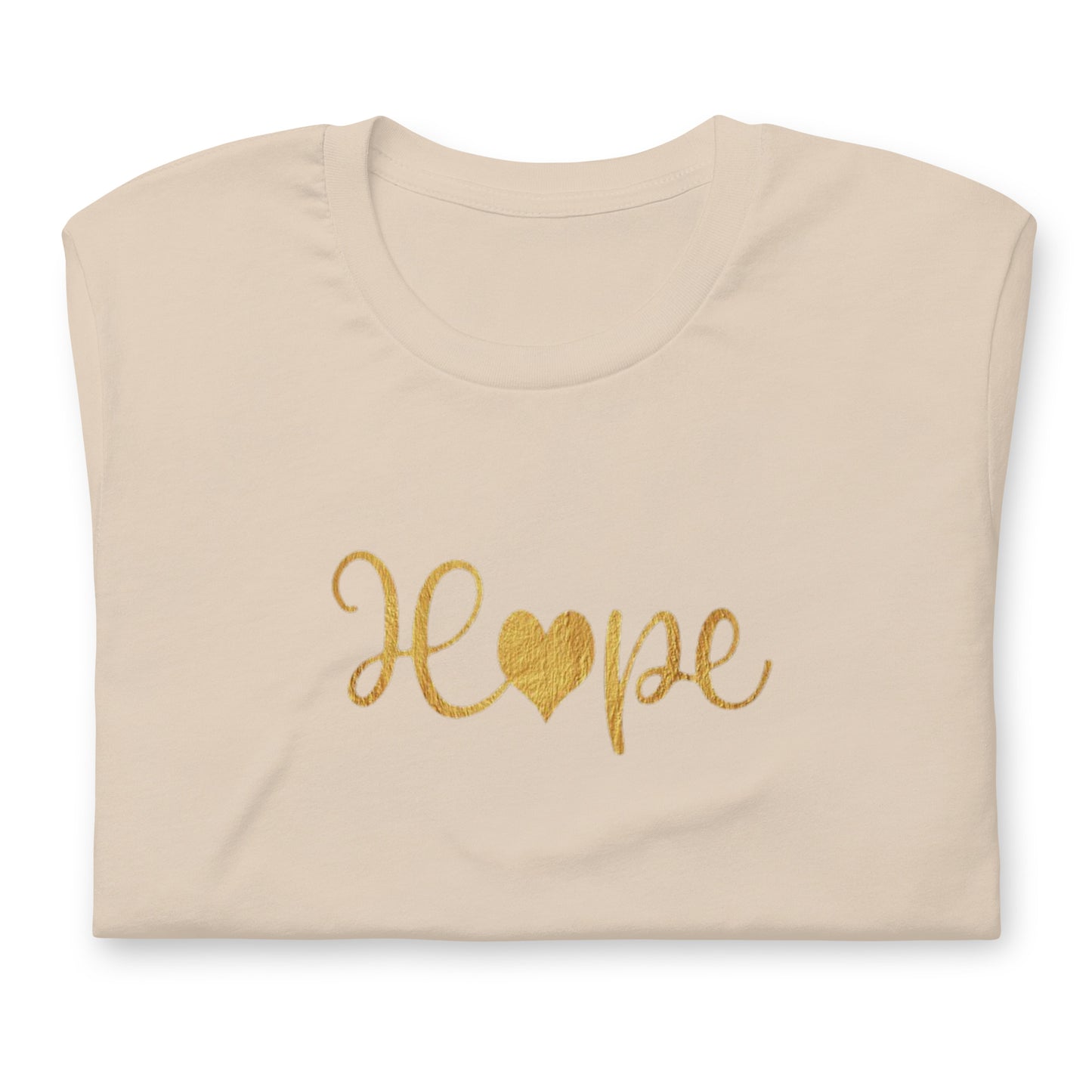 Elyx "Hope" Elegant Calligraphy Tee – Modern Minimalist Collection
