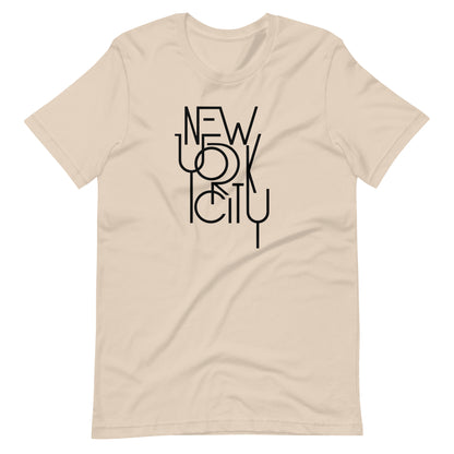 Elyx NYC Architectural Grid Premium Woman Graphic Tee
