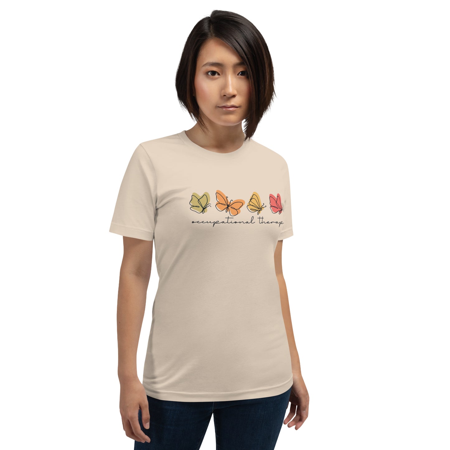 Elyx Aesthetic Occupational Therapy Butterflies Woman Graphic Tee