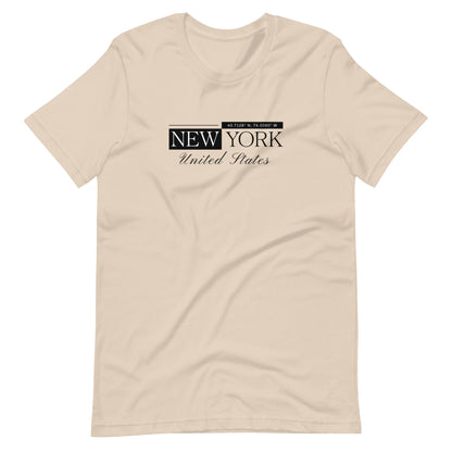 Elyx New York Minimalist City Typography Woman Graphic Tee