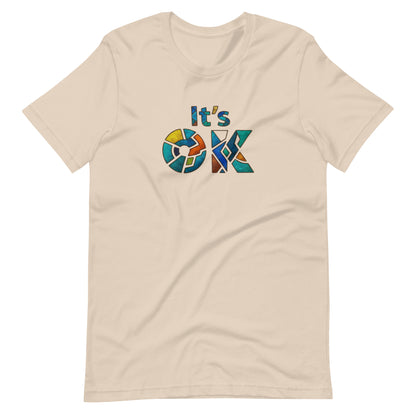 It's OK Mosaic Typography Tee - Premium Men's Casual Comfort Cotton Top