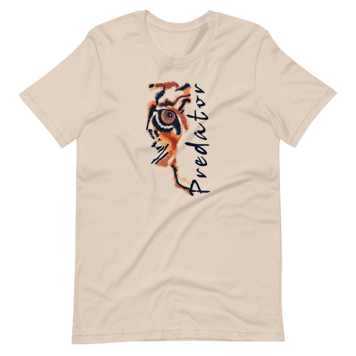 Predator Tiger Eye Graphic Tee - Minimalist Luxe Streetwear T-Shirt