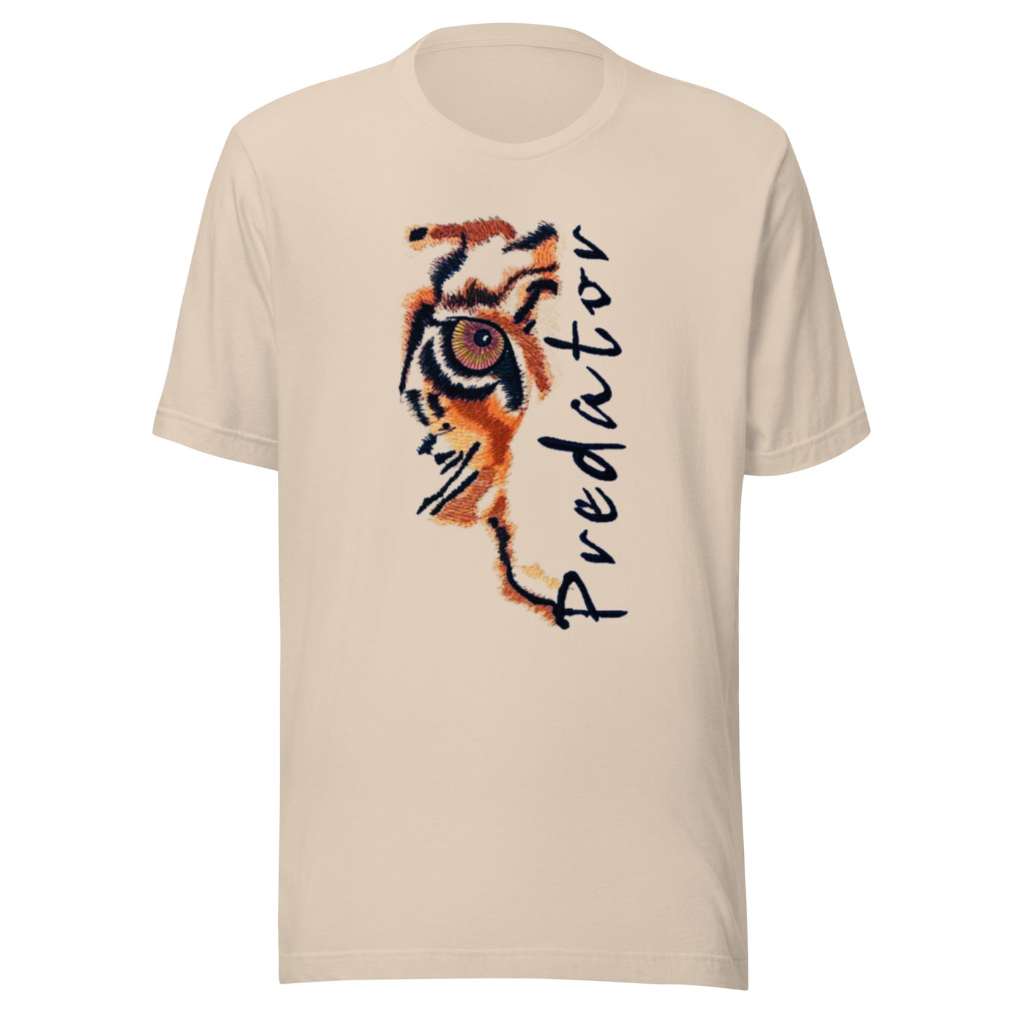 Predator Tiger Eye Graphic Tee - Minimalist Luxe Streetwear T-Shirt