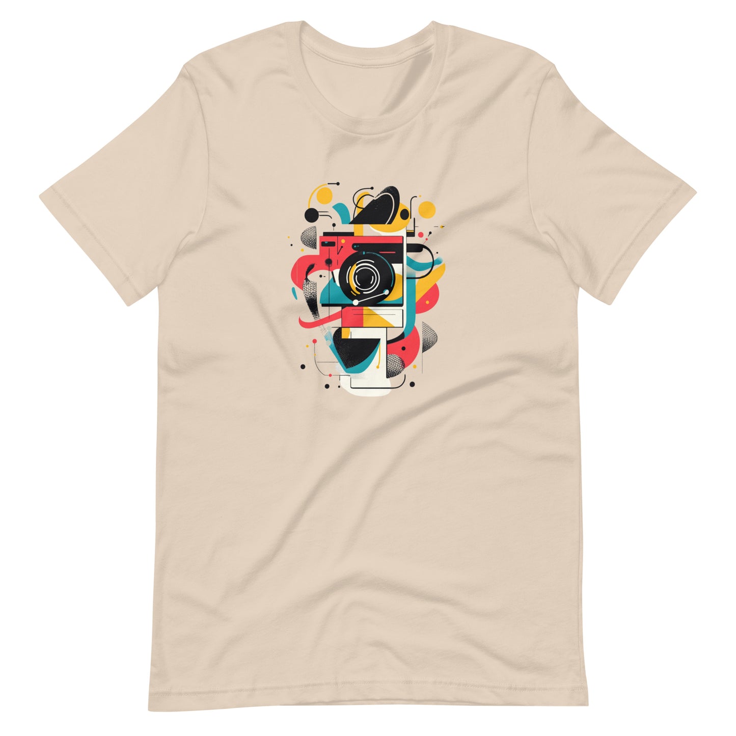 Photographer Gift Shirt - Vintage Camera Graphic Tee - Aesthetic Geometric Apparel