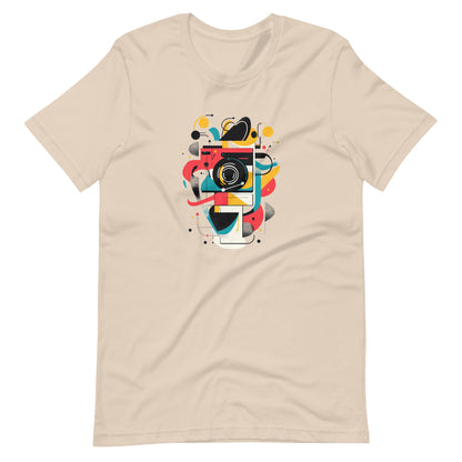 Photographer Gift Shirt - Vintage Camera Graphic Tee - Aesthetic Geometric Apparel