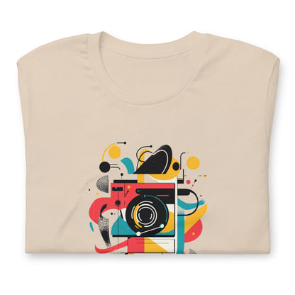 Photographer Gift Shirt - Vintage Camera Graphic Tee - Aesthetic Geometric Apparel