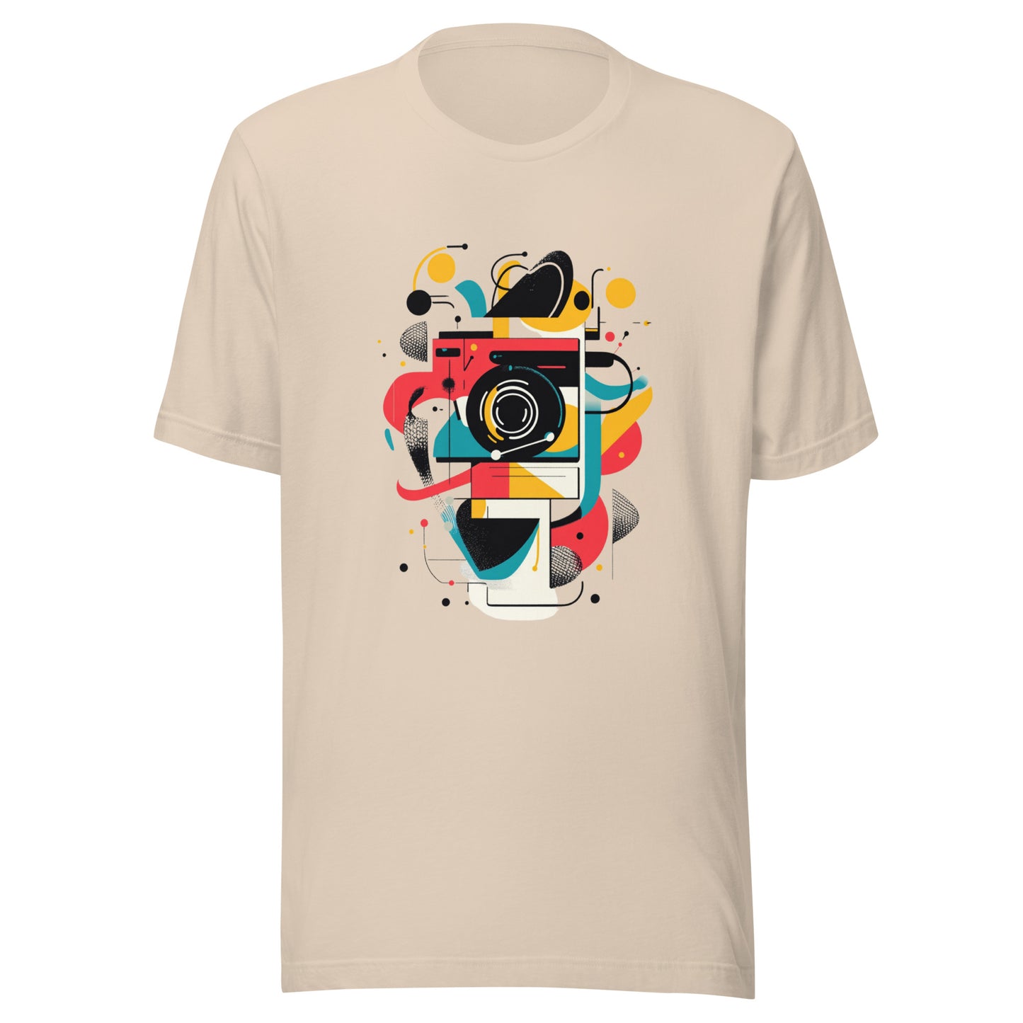 Photographer Gift Shirt - Vintage Camera Graphic Tee - Aesthetic Geometric Apparel