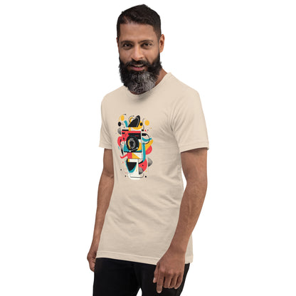 Photographer Gift Shirt - Vintage Camera Graphic Tee - Aesthetic Geometric Apparel