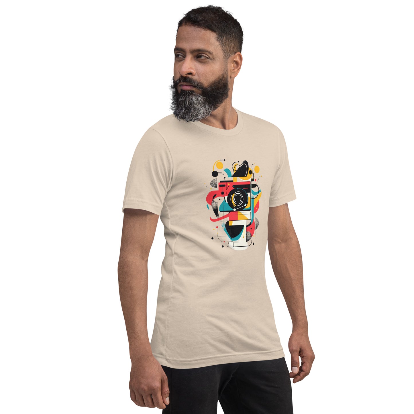 Photographer Gift Shirt - Vintage Camera Graphic Tee - Aesthetic Geometric Apparel