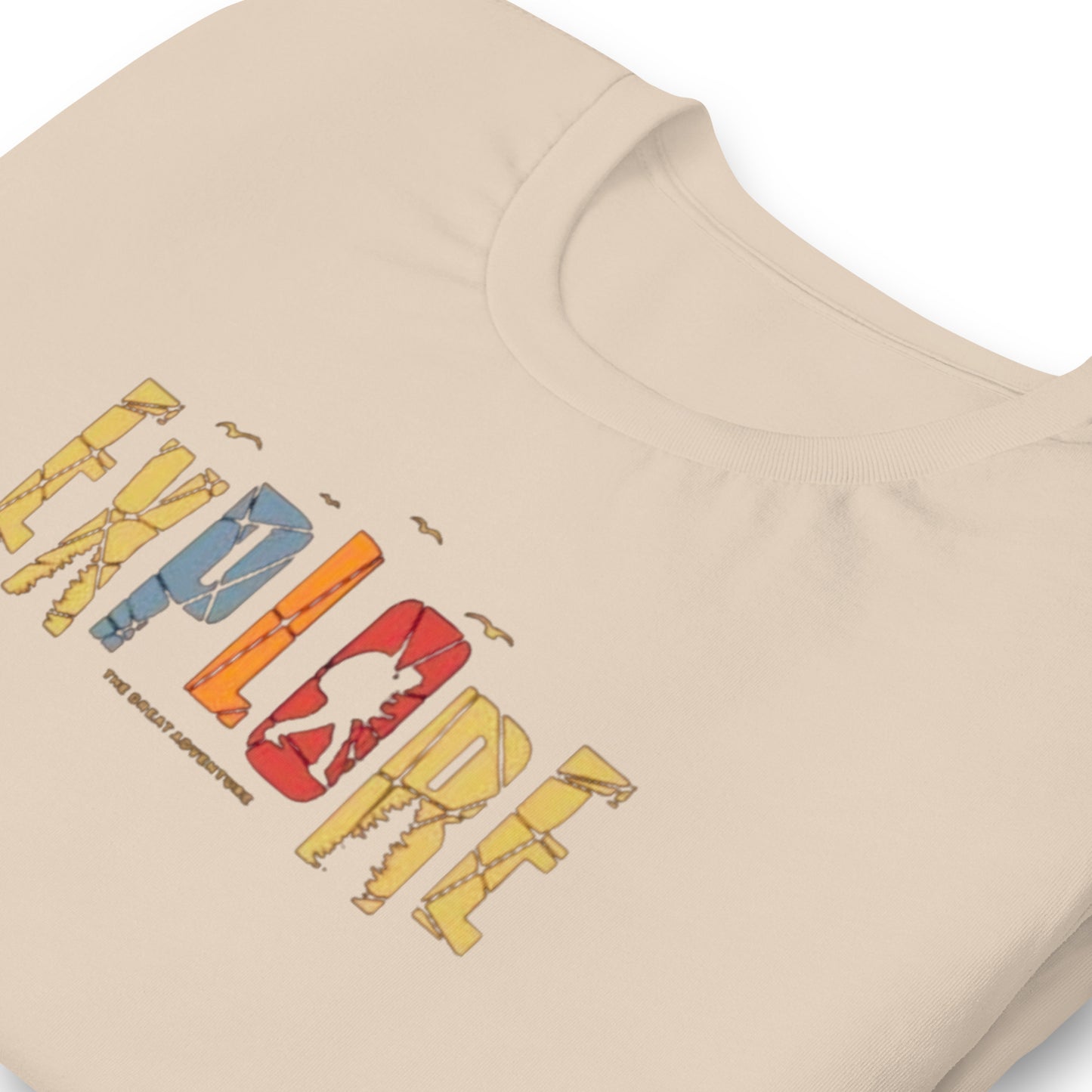 Explore The Great Adventure Graphic Tee - Retro Boho Nature & Hiking T-Shirt