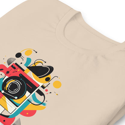 Photographer Gift Shirt - Vintage Camera Graphic Tee - Aesthetic Geometric Apparel