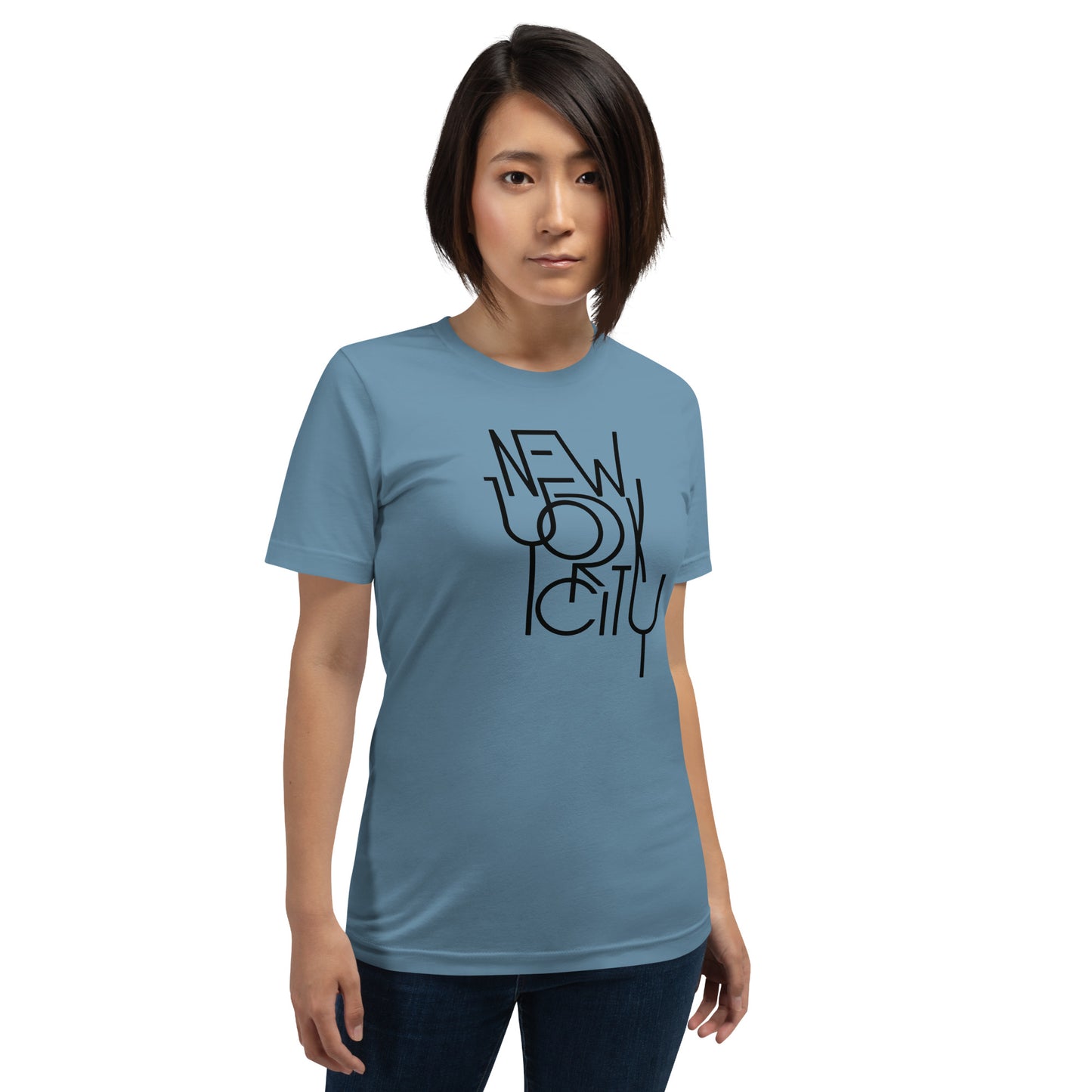 Elyx NYC Architectural Grid Premium Woman Graphic Tee