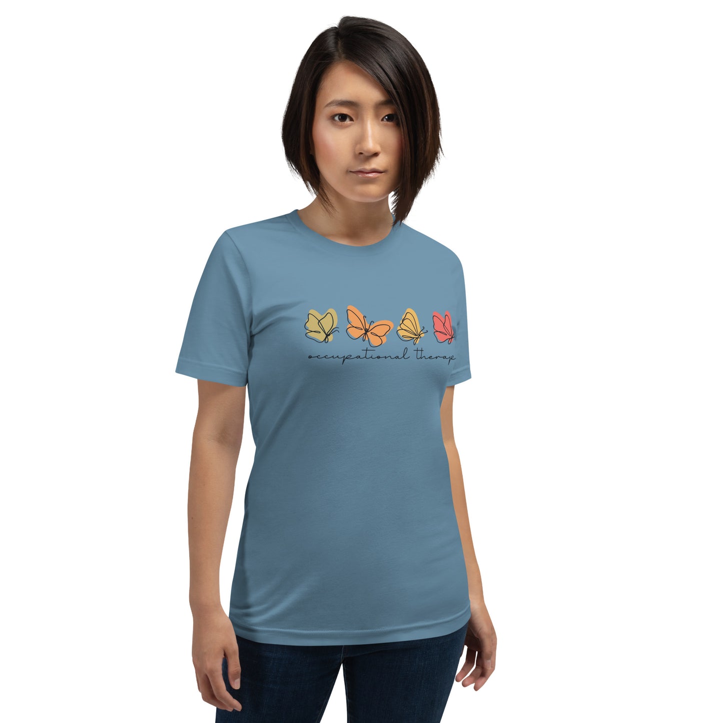 Elyx Aesthetic Occupational Therapy Butterflies Woman Graphic Tee