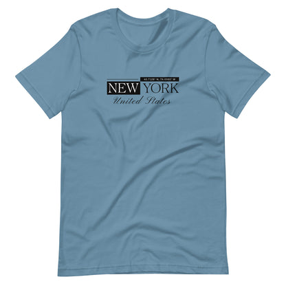 Elyx New York Minimalist City Typography Woman Graphic Tee