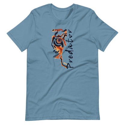 Predator Tiger Eye Graphic Tee - Minimalist Luxe Streetwear T-Shirt
