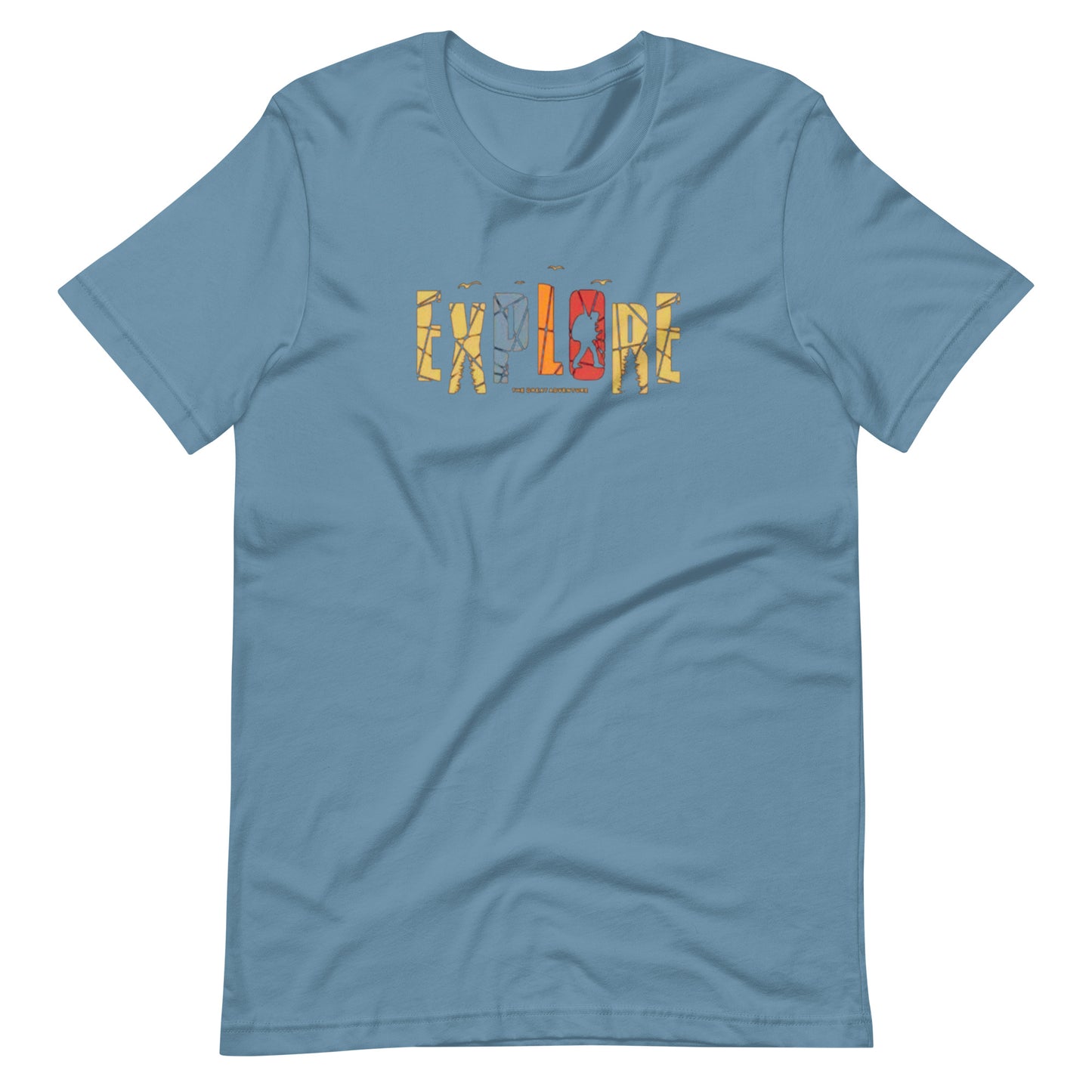 Explore The Great Adventure Graphic Tee - Retro Boho Nature & Hiking T-Shirt