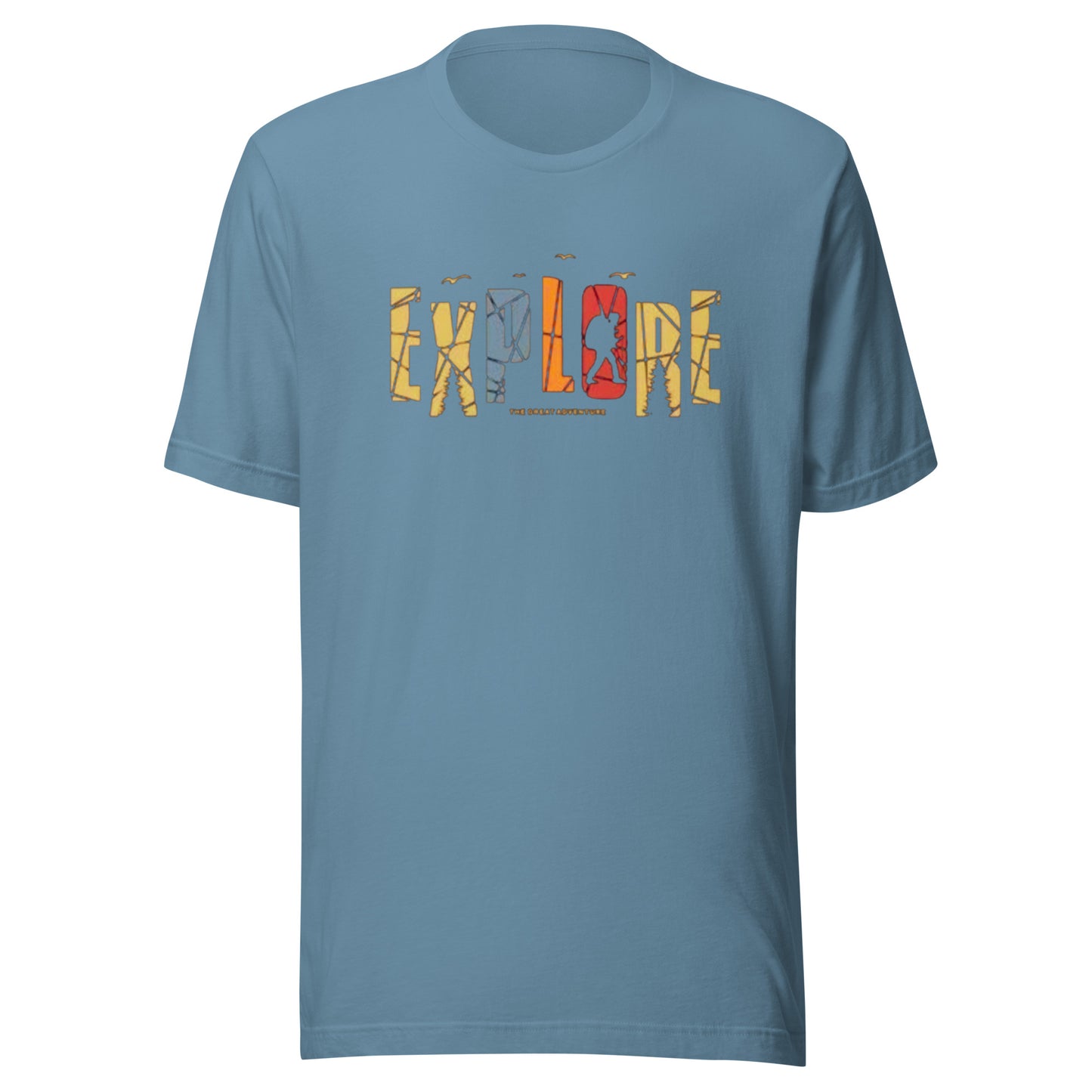 Explore The Great Adventure Graphic Tee - Retro Boho Nature & Hiking T-Shirt