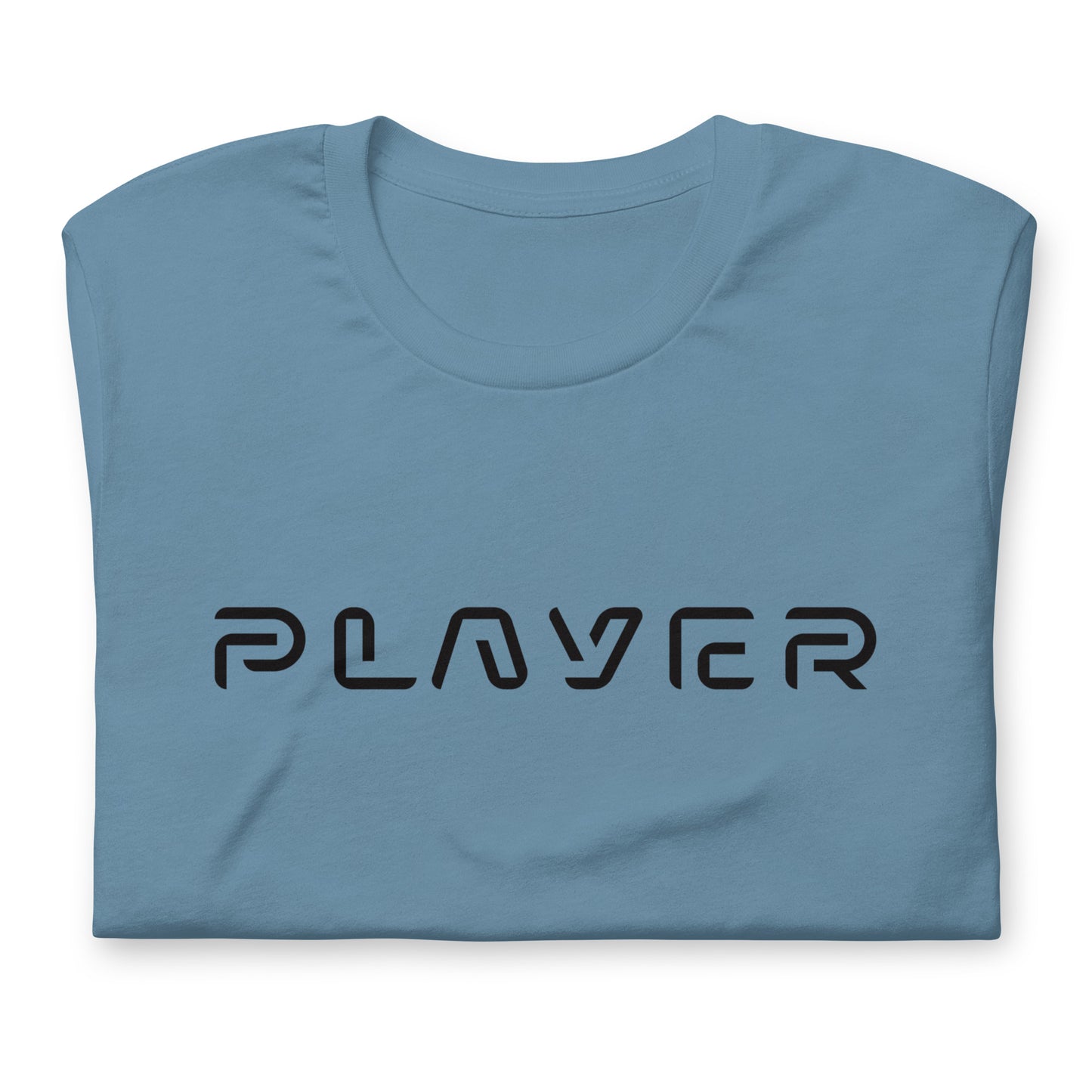 Player Futuristic Typographic Tee - Minimalist Cyber Streetwear T-Shirt