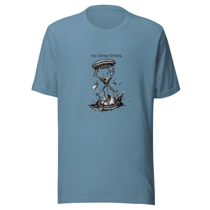 No Time Limits Hourglass Graphic Tee - Surrealist Minimalist Art T-Shirt