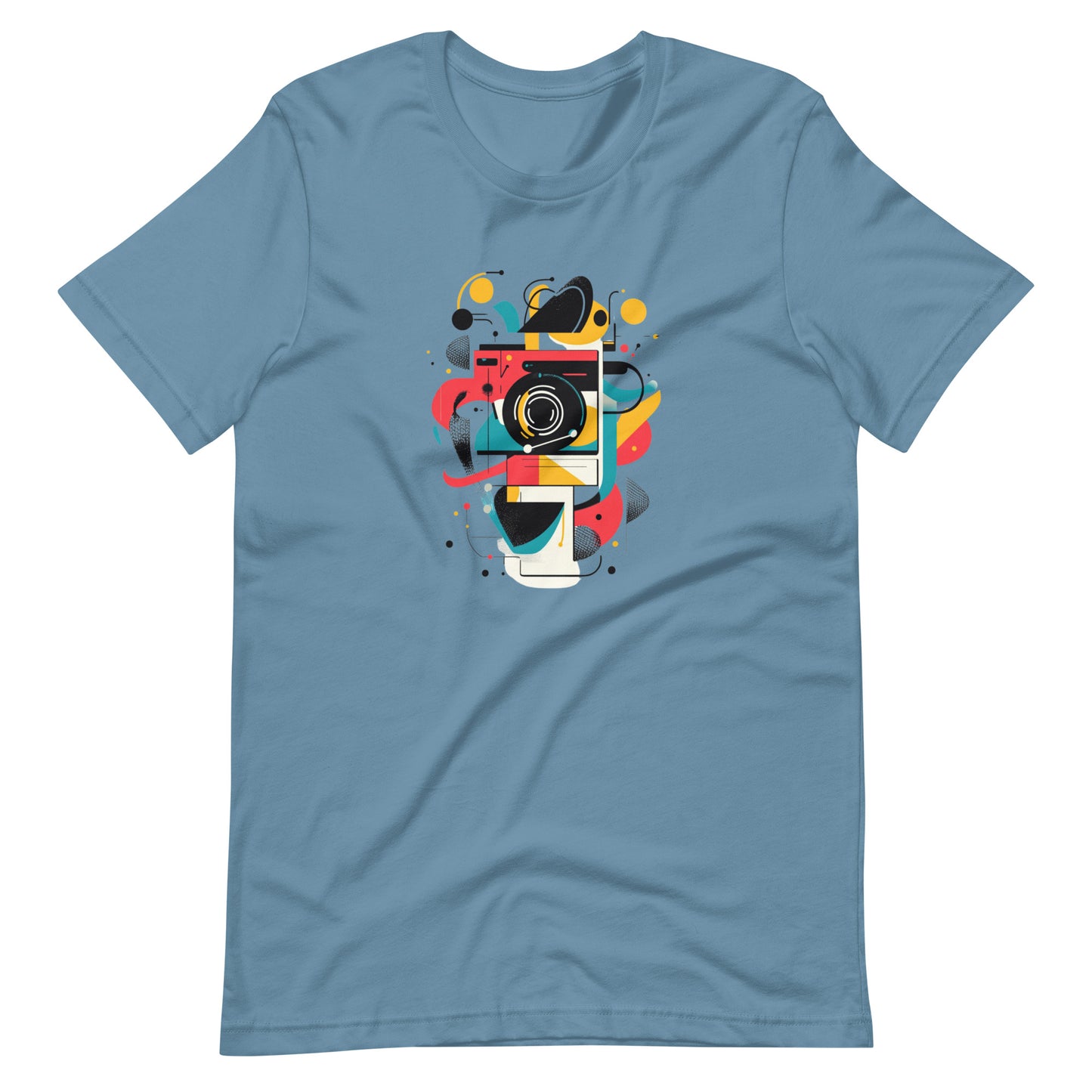 Photographer Gift Shirt - Vintage Camera Graphic Tee - Aesthetic Geometric Apparel