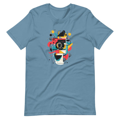 Photographer Gift Shirt - Vintage Camera Graphic Tee - Aesthetic Geometric Apparel