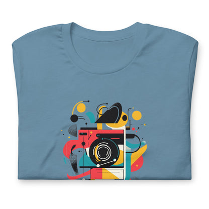 Photographer Gift Shirt - Vintage Camera Graphic Tee - Aesthetic Geometric Apparel