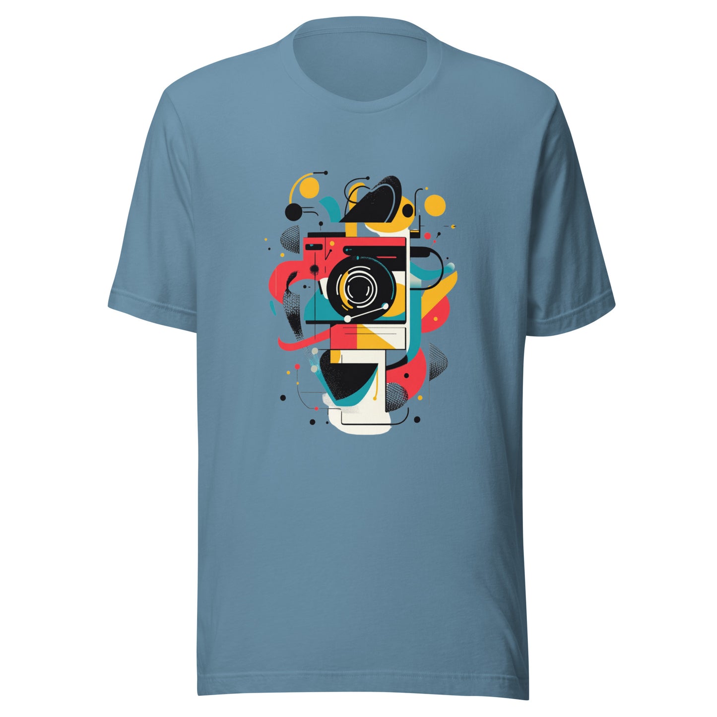 Photographer Gift Shirt - Vintage Camera Graphic Tee - Aesthetic Geometric Apparel