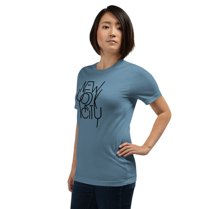 Elyx NYC Architectural Grid Premium Woman Graphic Tee