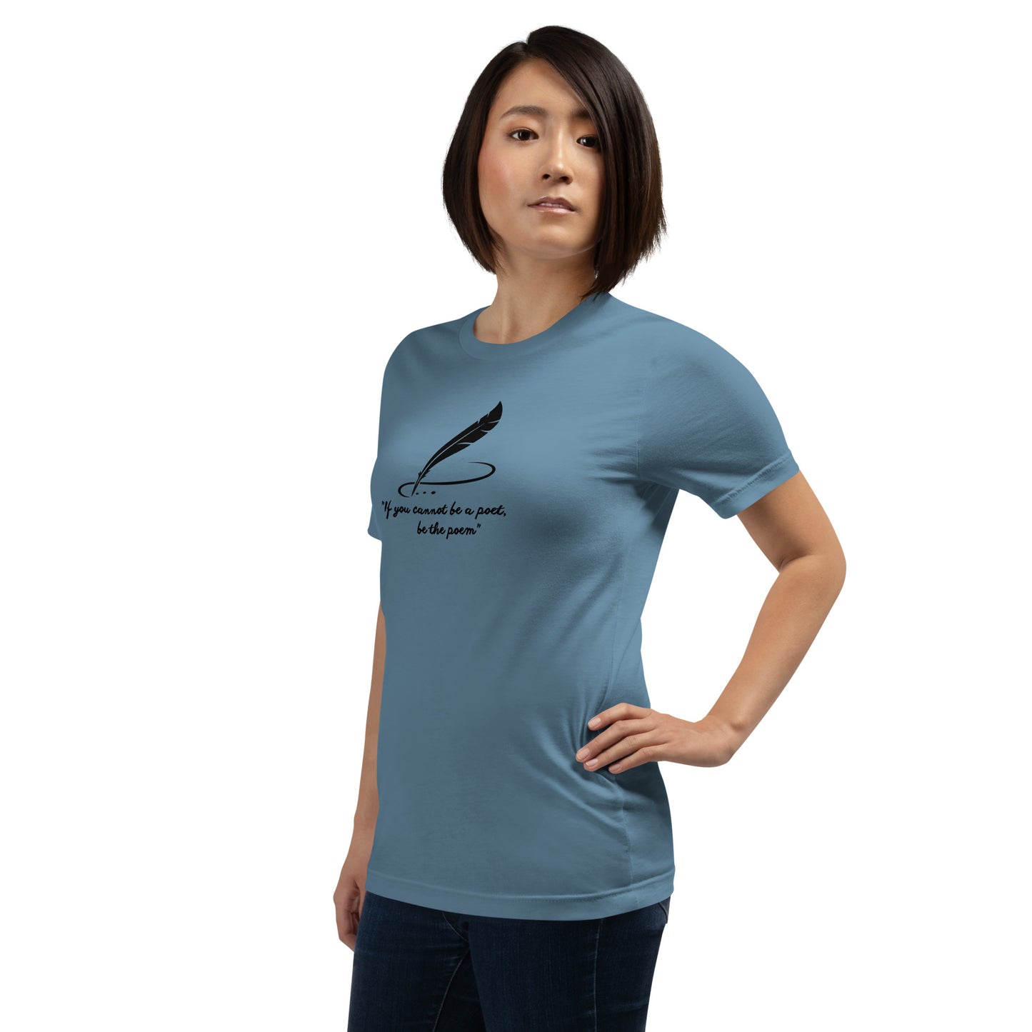 Elyx Minimalist Poetry Literary Quote Aesthetic Woman Graphic Tee