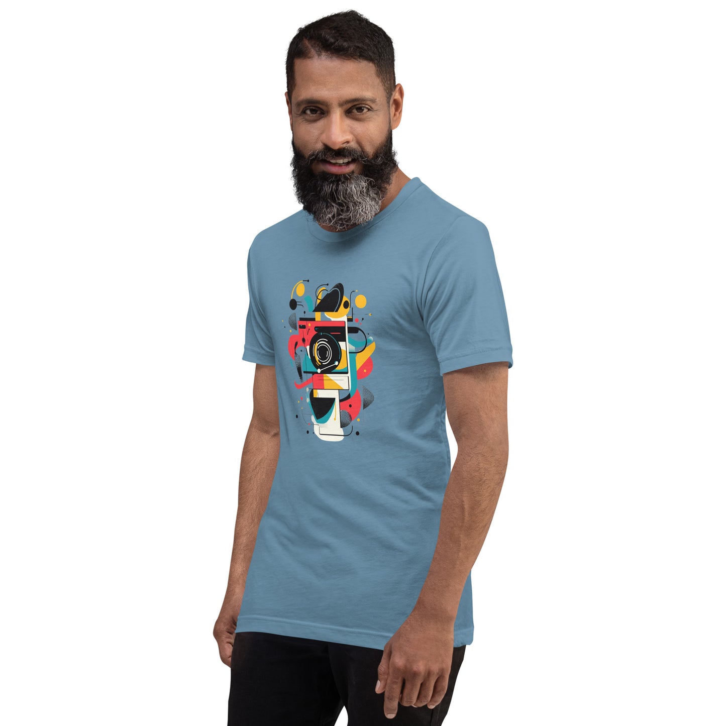 Photographer Gift Shirt - Vintage Camera Graphic Tee - Aesthetic Geometric Apparel