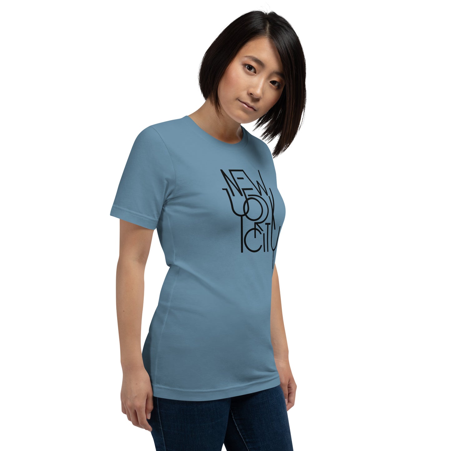Elyx NYC Architectural Grid Premium Woman Graphic Tee